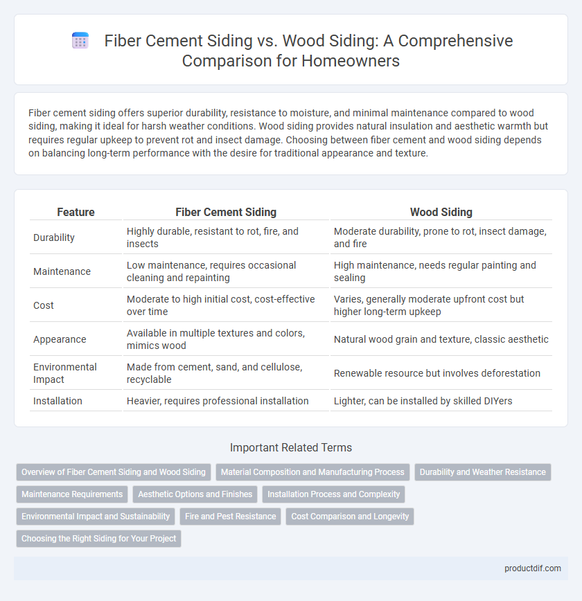 Fiber Cement Siding vs. Wood Siding: A Comprehensive Comparison for Homeowners