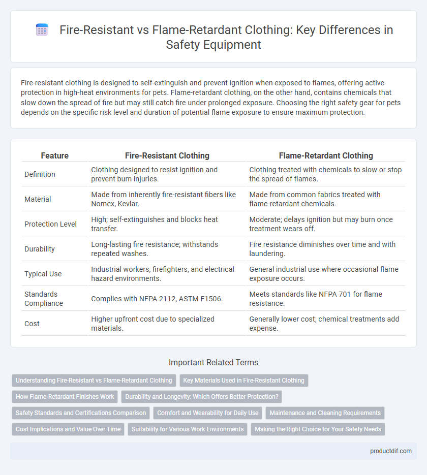 Fire-Resistant vs Flame-Retardant Clothing: Key Differences in Safety Equipment
