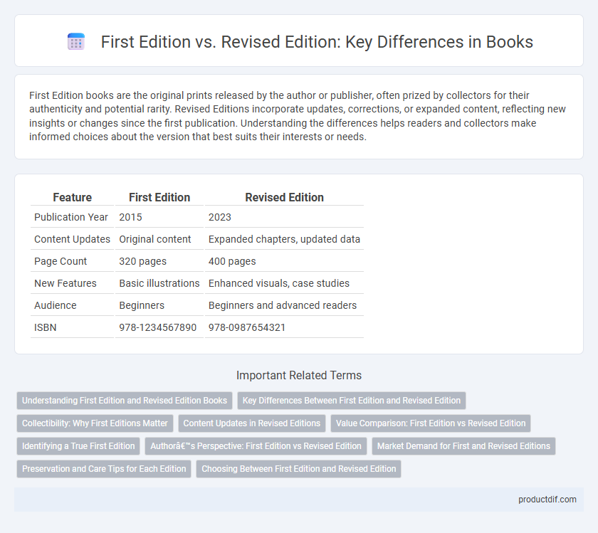 First Edition vs. Revised Edition: Key Differences in Books
