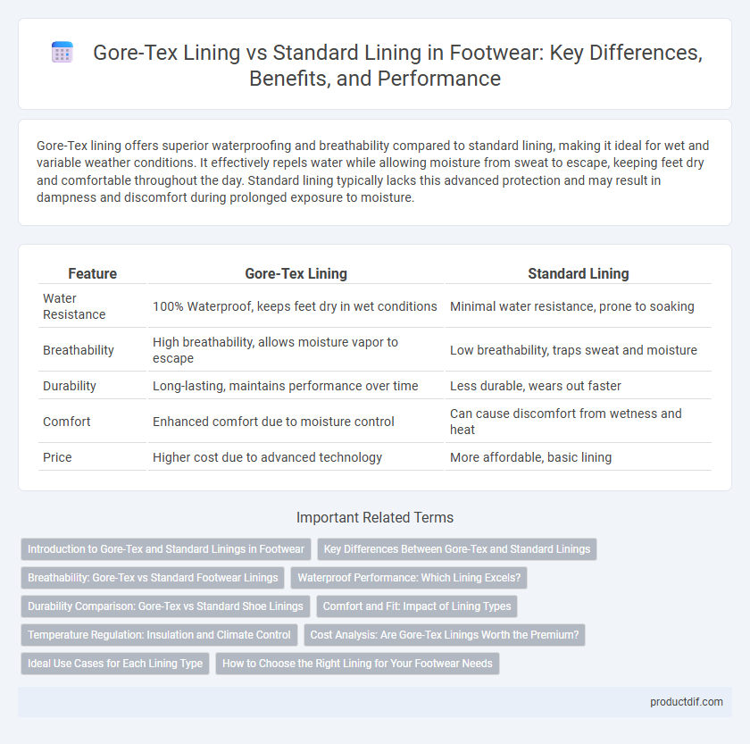 Gore-Tex Lining vs Standard Lining in Footwear: Key Differences, Benefits, and Performance