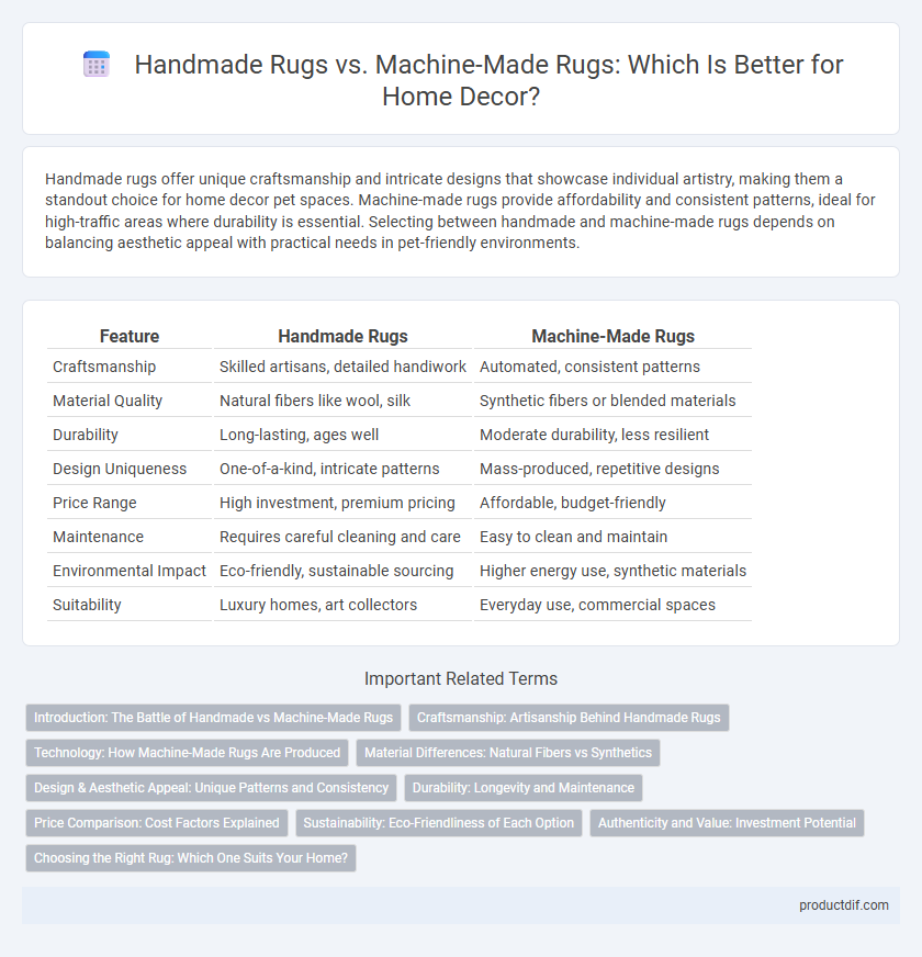Handmade Rugs vs. Machine-Made Rugs: Which Is Better for Home Decor?
