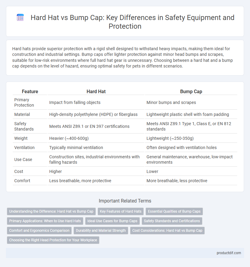 Hard Hat vs Bump Cap: Key Differences in Safety Equipment and Protection