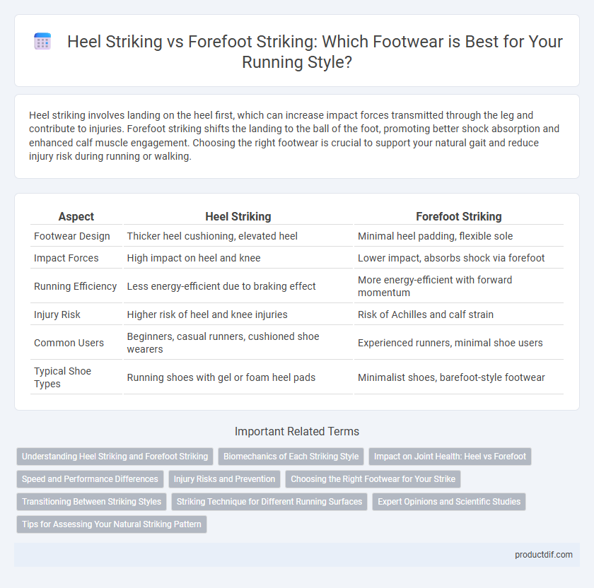 Heel Striking vs Forefoot Striking: Which Footwear is Best for Your Running Style?