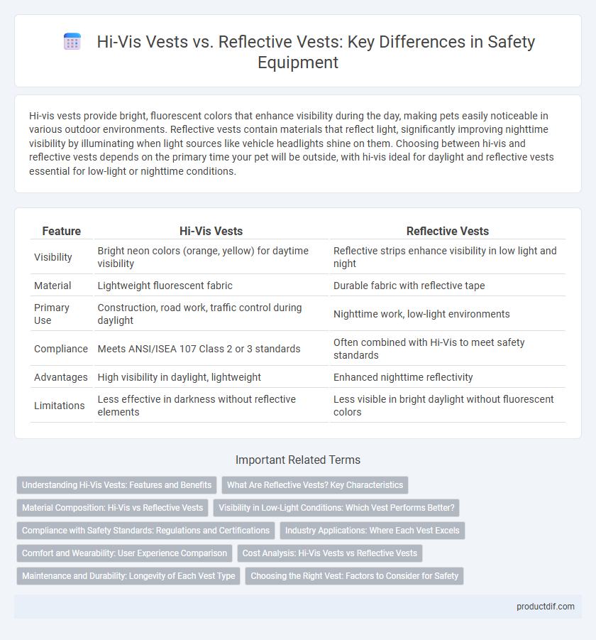 Hi-Vis Vests vs. Reflective Vests: Key Differences in Safety Equipment