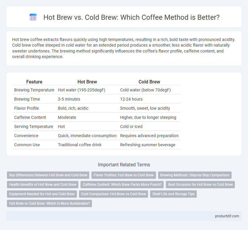 Hot Brew vs. Cold Brew: Which Coffee Method is Better?