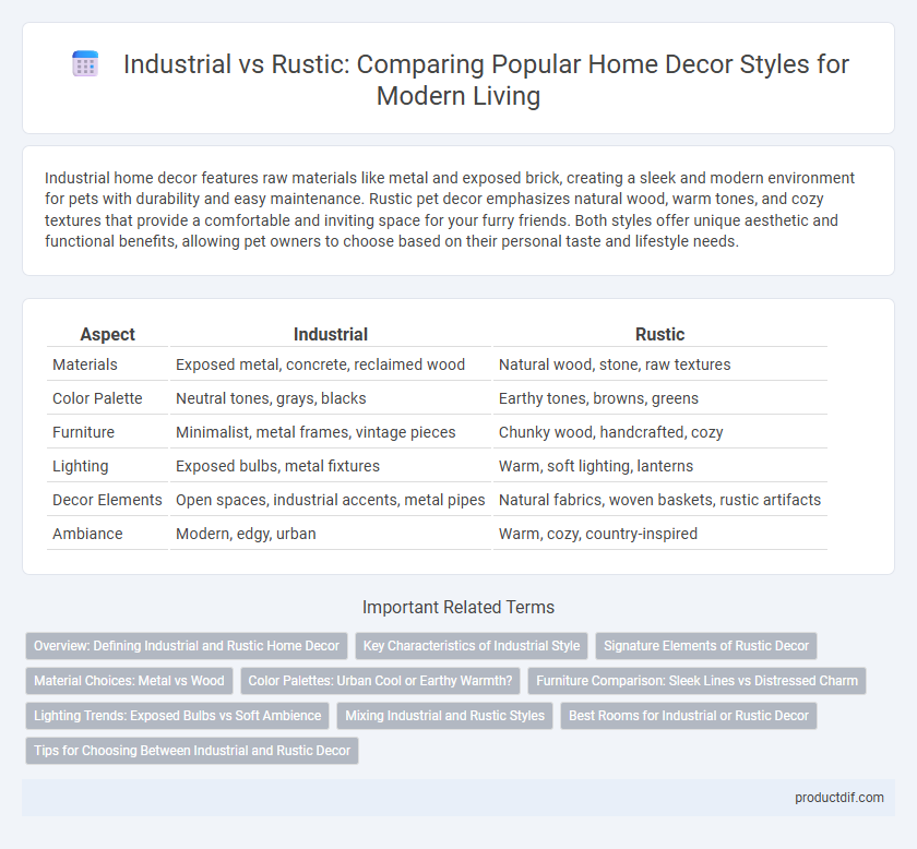 Industrial vs Rustic: Comparing Popular Home Decor Styles for Modern Living