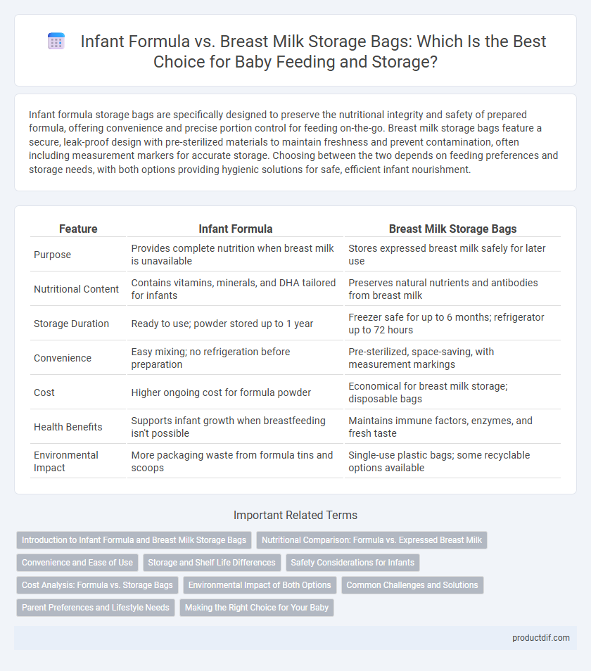 Infant Formula vs. Breast Milk Storage Bags: Which Is the Best Choice for Baby Feeding and Storage?