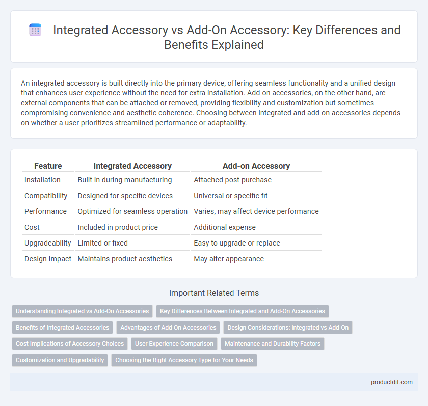 Integrated Accessory vs Add-On Accessory: Key Differences and Benefits Explained