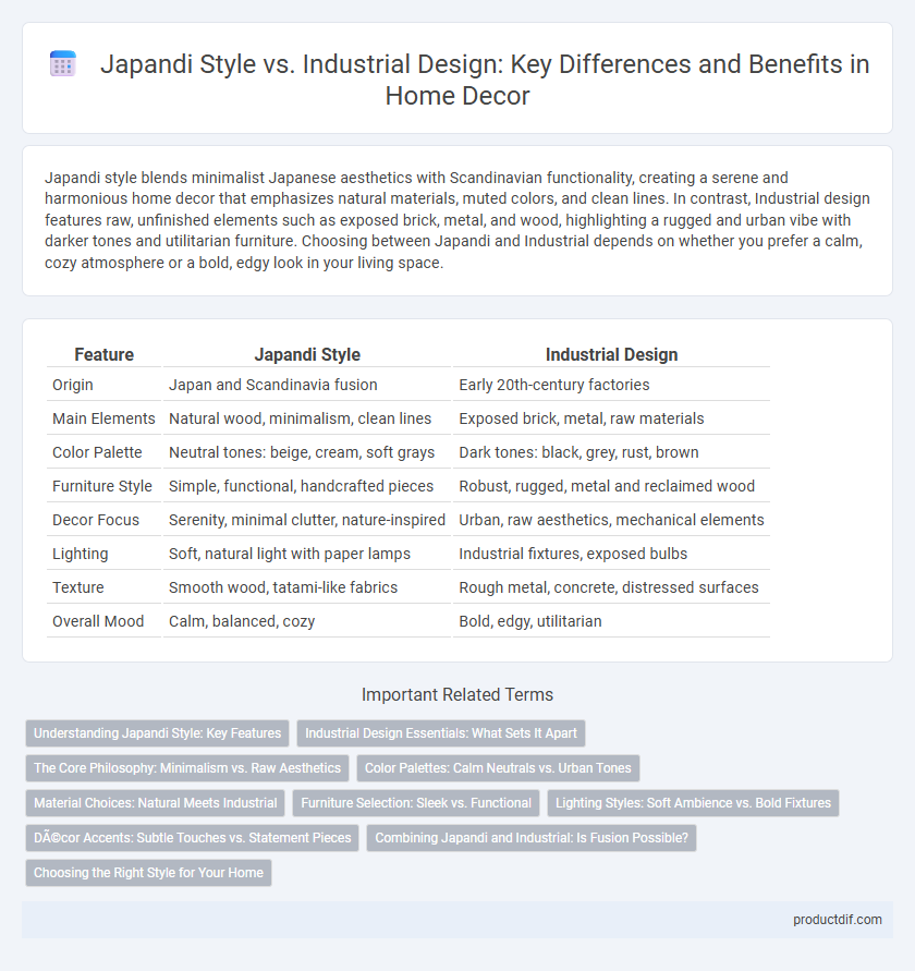 Japandi Style vs. Industrial Design: Key Differences and Benefits in Home Decor