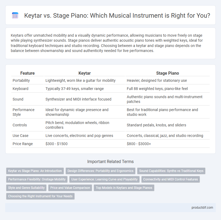Keytar vs. Stage Piano: Which Musical Instrument is Right for You?