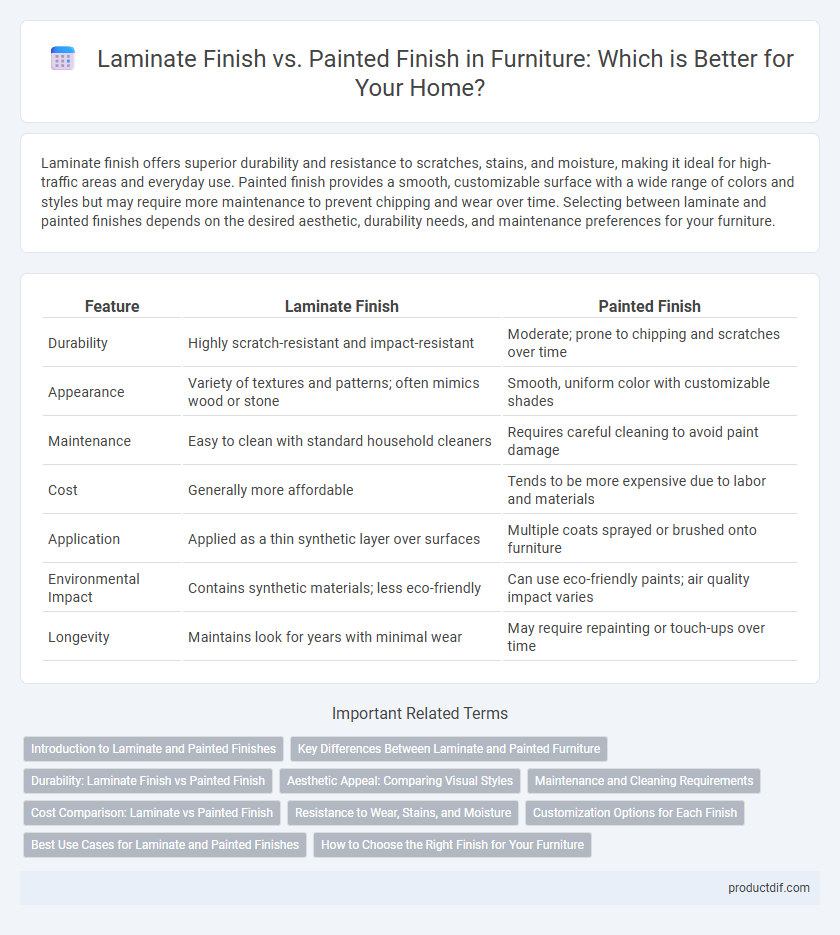 Laminate Finish vs. Painted Finish in Furniture: Which is Better for Your Home?