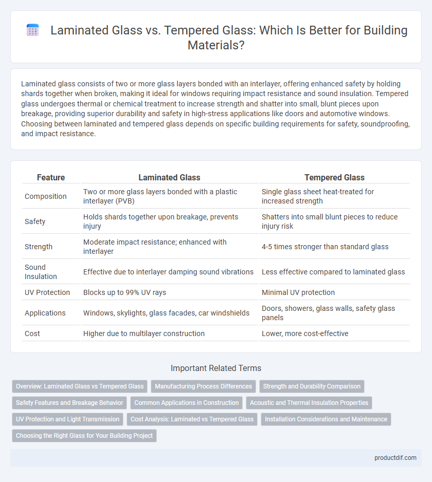 Laminated Glass vs. Tempered Glass: Which Is Better for Building Materials?