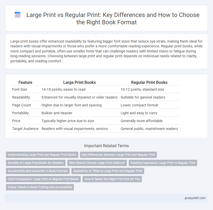 Large Print vs Regular Print: Key Differences and How to Choose the Right Book Format