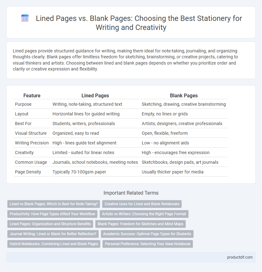 Lined Pages vs. Blank Pages: Choosing the Best Stationery for Writing and Creativity
