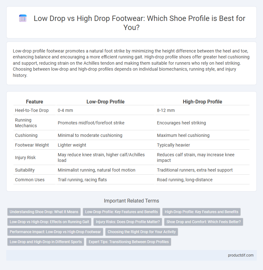 Low Drop vs High Drop Footwear: Which Shoe Profile is Best for You?