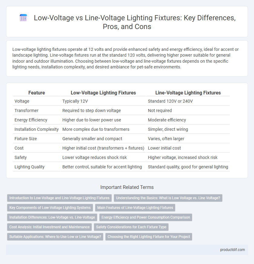 Low-Voltage vs Line-Voltage Lighting Fixtures: Key Differences, Pros, and Cons