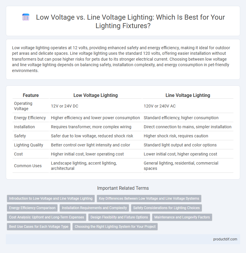 Low Voltage vs. Line Voltage Lighting: Which Is Best for Your Lighting Fixtures?