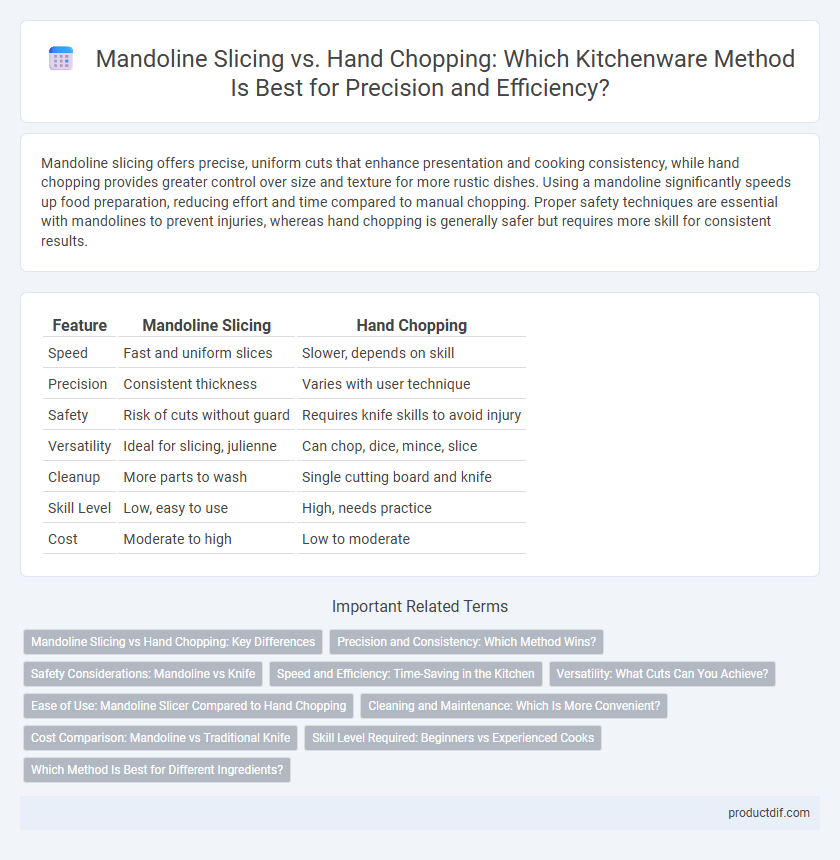 Mandoline Slicing vs. Hand Chopping: Which Kitchenware Method Is Best for Precision and Efficiency?