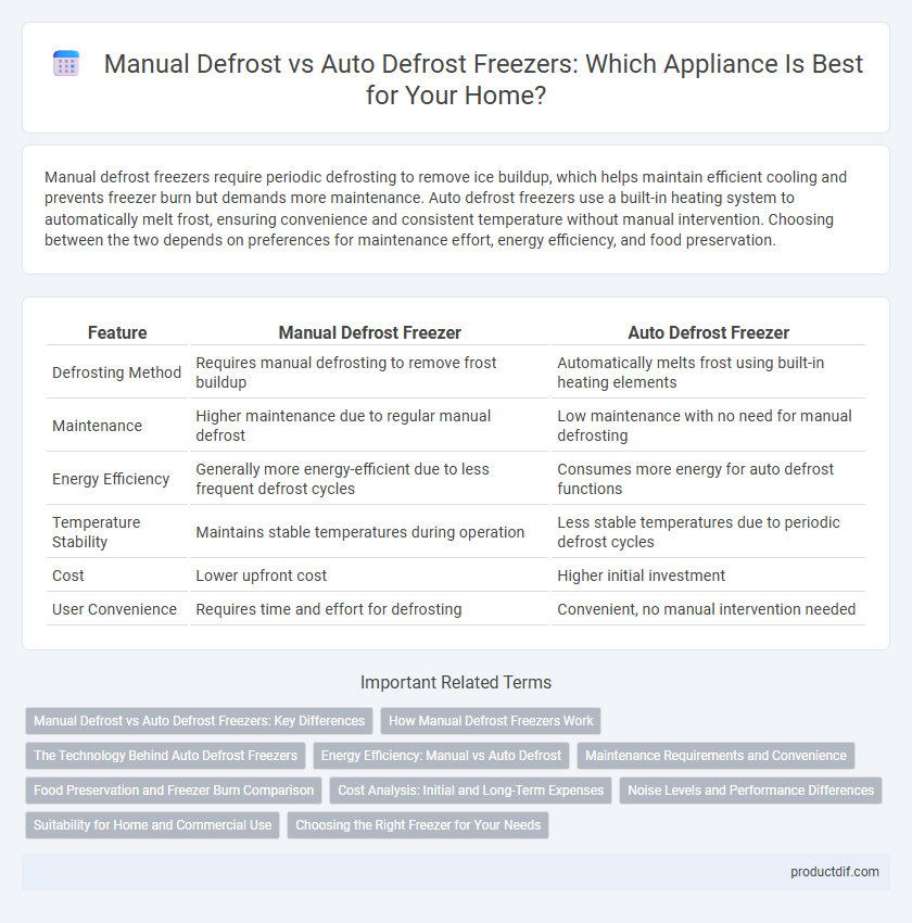 Manual Defrost vs Auto Defrost Freezers: Which Appliance Is Best for Your Home?