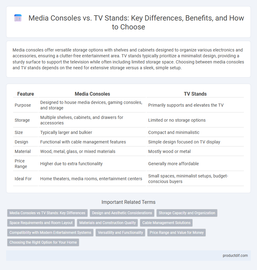 Media Consoles vs. TV Stands: Key Differences, Benefits, and How to Choose