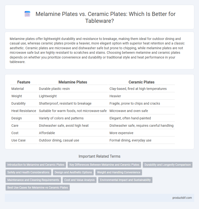Melamine Plates vs. Ceramic Plates: Which Is Better for Tableware?