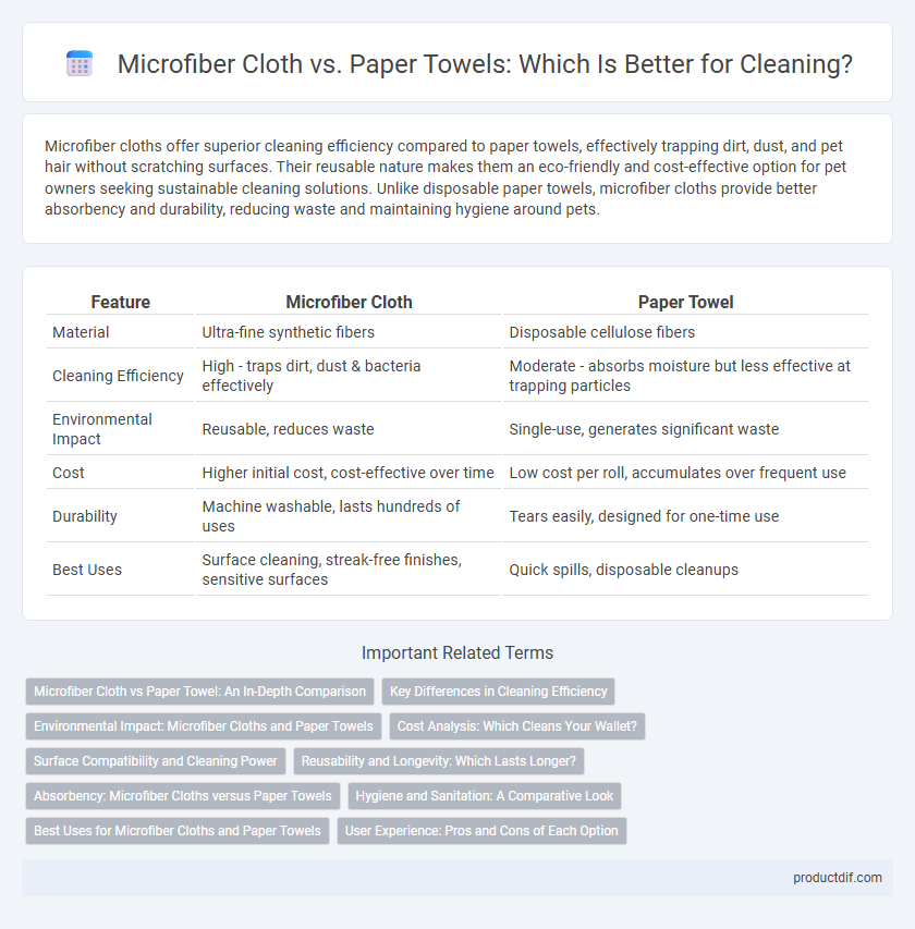 Microfiber Cloth vs. Paper Towels: Which Is Better for Cleaning?