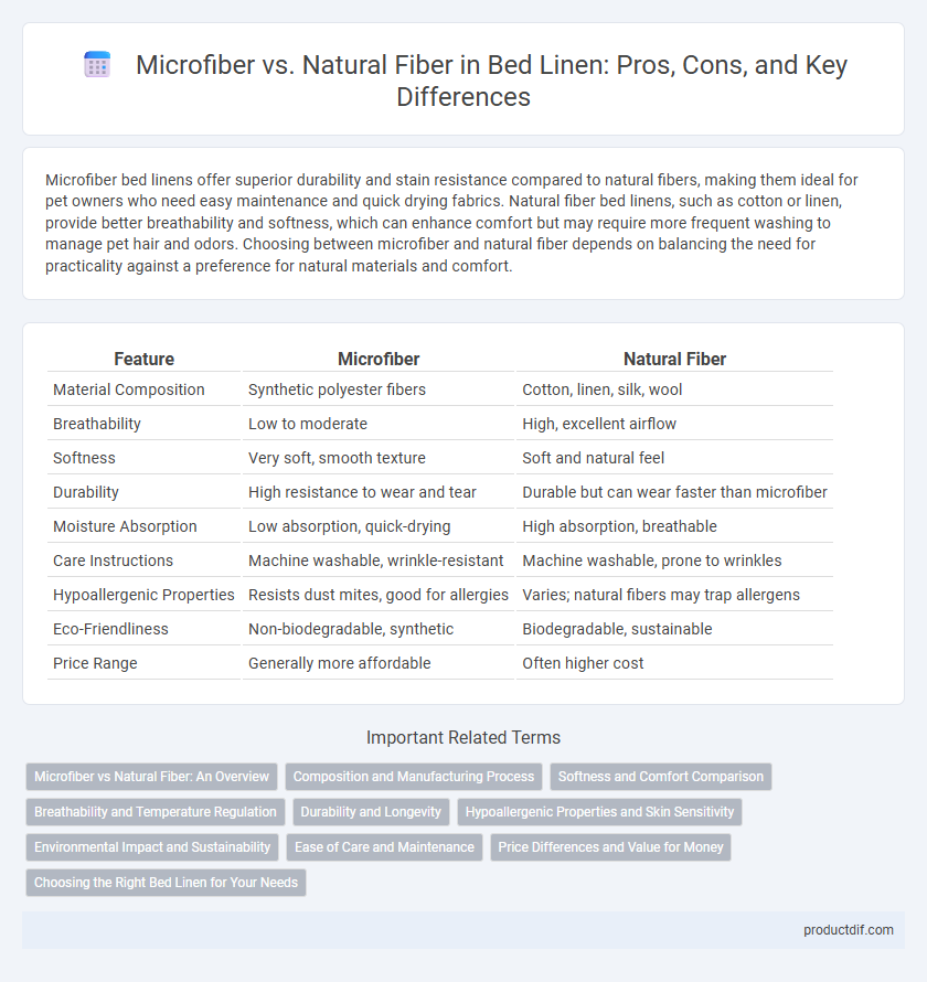 Microfiber vs. Natural Fiber in Bed Linen: Pros, Cons, and Key Differences
