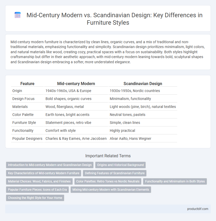 Mid-Century Modern vs. Scandinavian Design: Key Differences in Furniture Styles