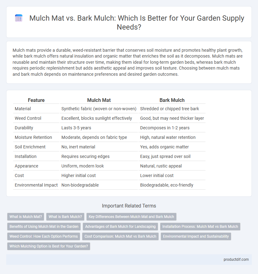 Mulch Mat vs. Bark Mulch: Which Is Better for Your Garden Supply Needs?