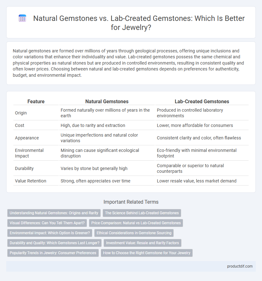 Natural Gemstones vs. Lab-Created Gemstones: Which Is Better for Jewelry?