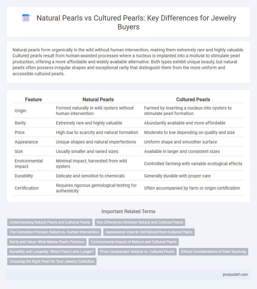 Natural Pearls vs Cultured Pearls: Key Differences for Jewelry Buyers