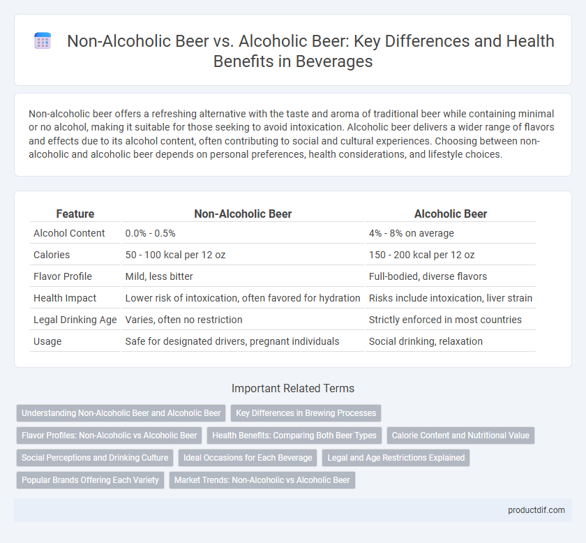 Non-Alcoholic Beer vs. Alcoholic Beer: Key Differences and Health Benefits in Beverages