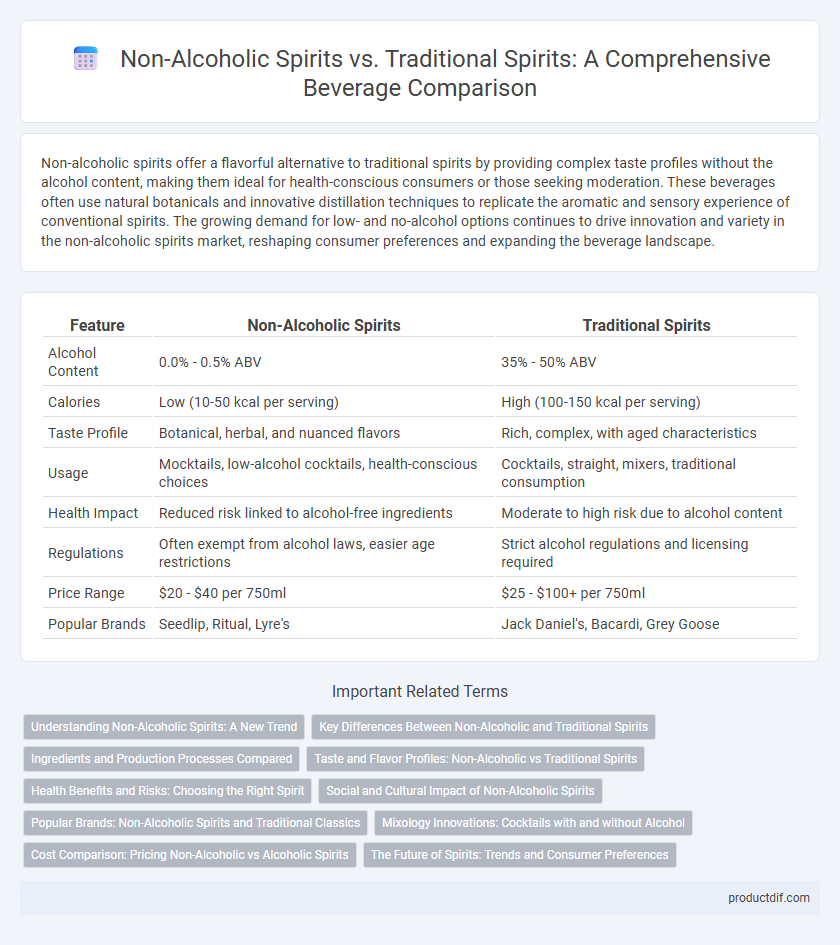 Non-Alcoholic Spirits vs. Traditional Spirits: A Comprehensive Beverage Comparison
