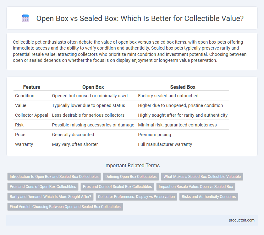 Open Box vs Sealed Box: Which Is Better for Collectible Value?
