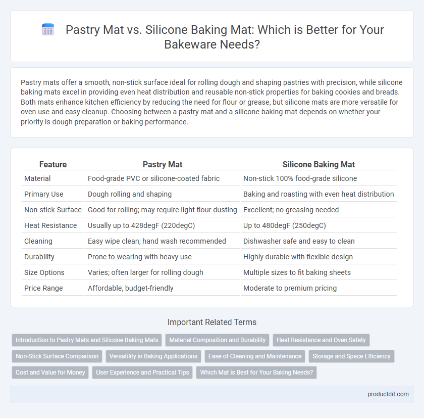 Pastry Mat vs. Silicone Baking Mat: Which is Better for Your Bakeware Needs?