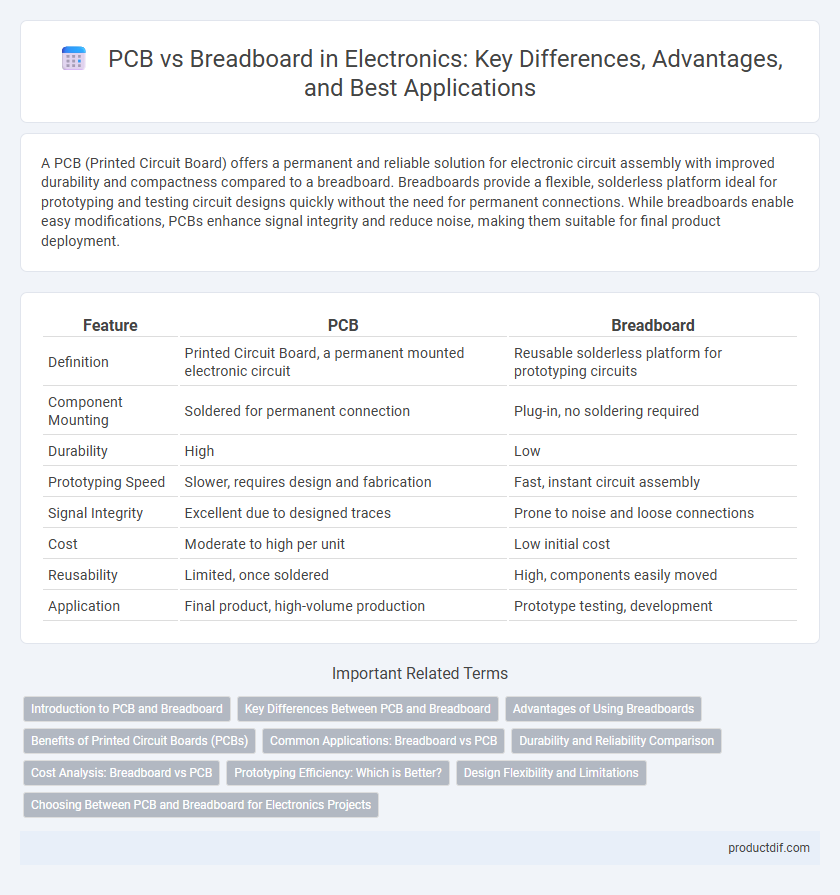 PCB vs Breadboard in Electronics: Key Differences, Advantages, and Best Applications