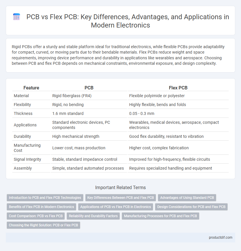 PCB vs Flex PCB: Key Differences, Advantages, and Applications in Modern Electronics
