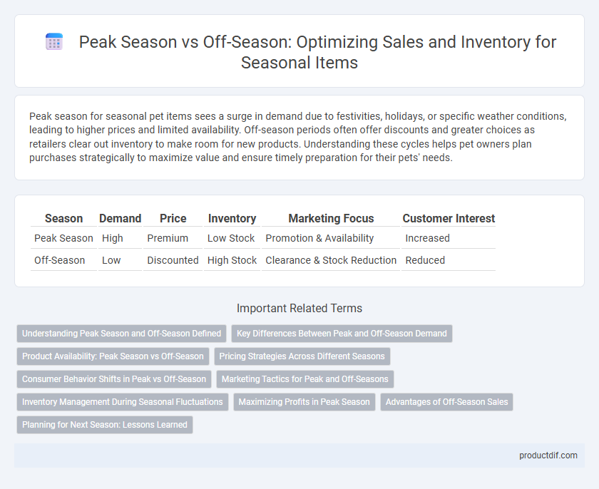 Peak Season vs Off-Season: Optimizing Sales and Inventory for Seasonal Items