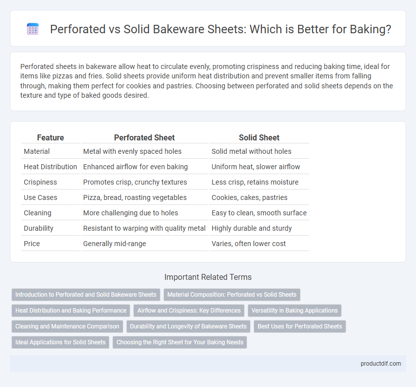 Perforated vs Solid Bakeware Sheets: Which is Better for Baking?
