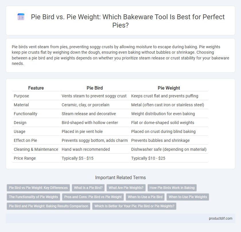Pie Bird vs. Pie Weight: Which Bakeware Tool Is Best for Perfect Pies?
