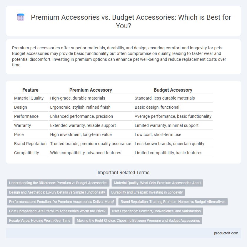 Premium Accessories vs. Budget Accessories: Which is Best for You?
