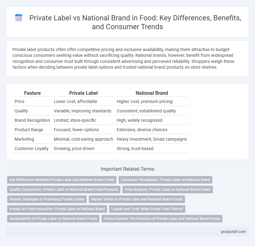 Private Label vs National Brand in Food: Key Differences, Benefits, and Consumer Trends