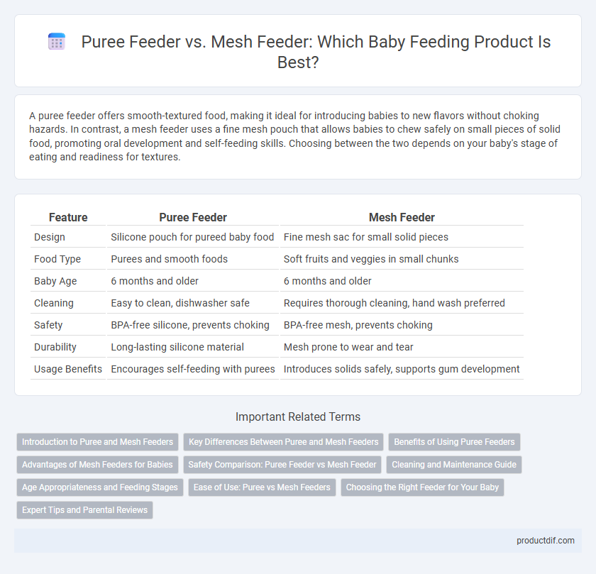 Puree Feeder vs. Mesh Feeder: Which Baby Feeding Product Is Best?