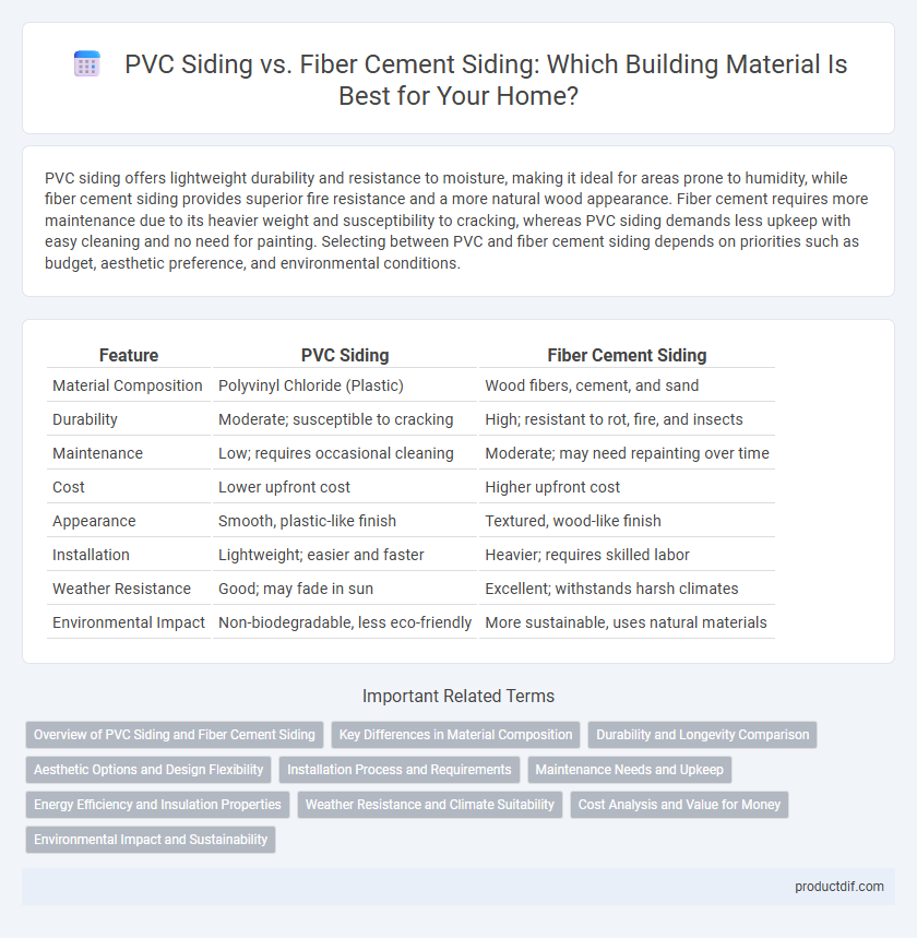 PVC Siding vs. Fiber Cement Siding: Which Building Material Is Best for Your Home?