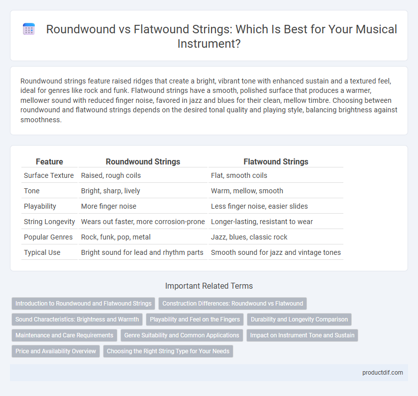 Roundwound vs Flatwound Strings: Which Is Best for Your Musical Instrument?