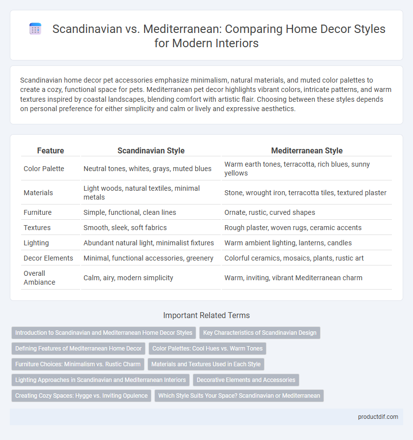 Scandinavian vs. Mediterranean: Comparing Home Decor Styles for Modern Interiors