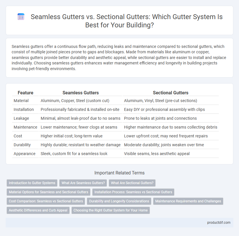 Seamless Gutters vs. Sectional Gutters: Which Gutter System Is Best for Your Building?