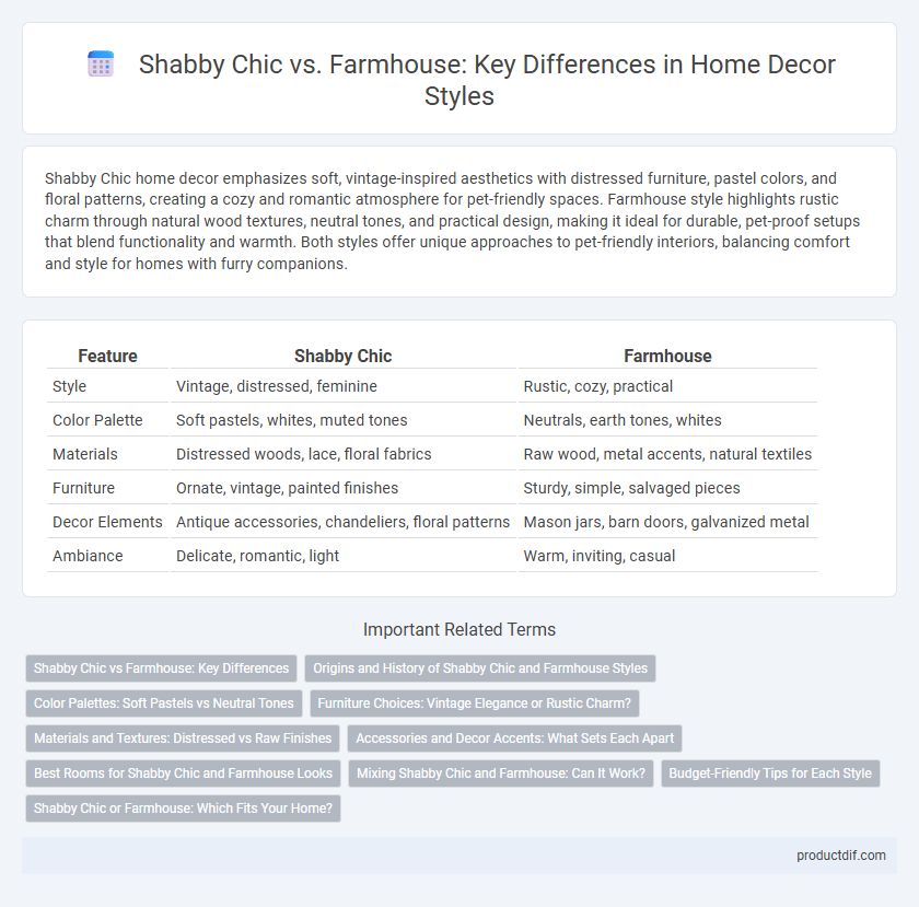 Shabby Chic vs. Farmhouse: Key Differences in Home Decor Styles