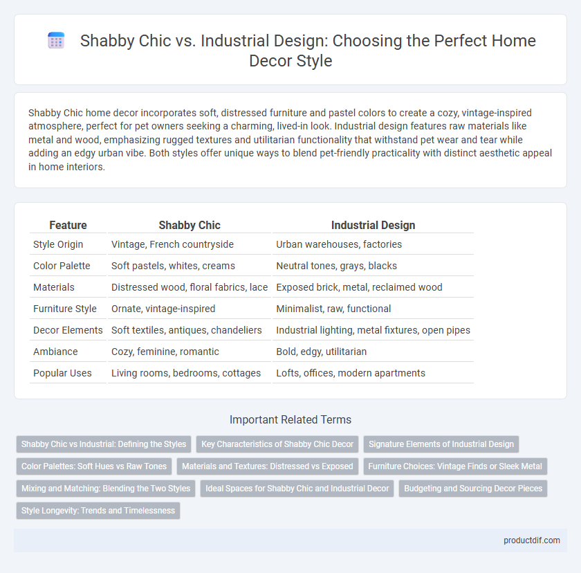 Shabby Chic vs. Industrial Design: Choosing the Perfect Home Decor Style