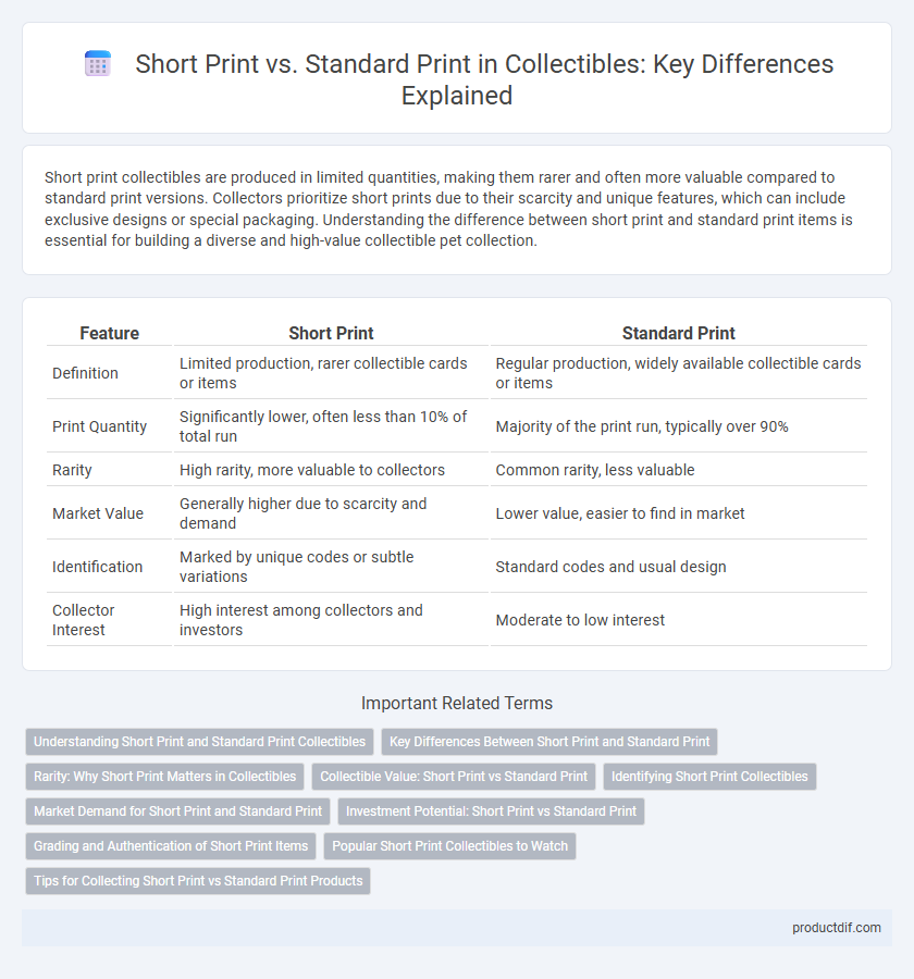 Short Print vs. Standard Print in Collectibles: Key Differences Explained